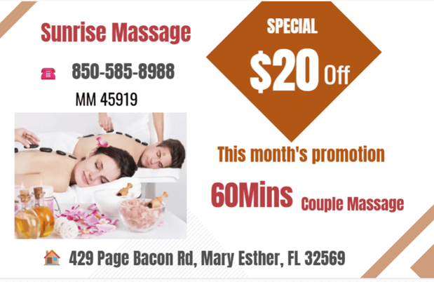 Images Sunrise Massage (mobile massage available)