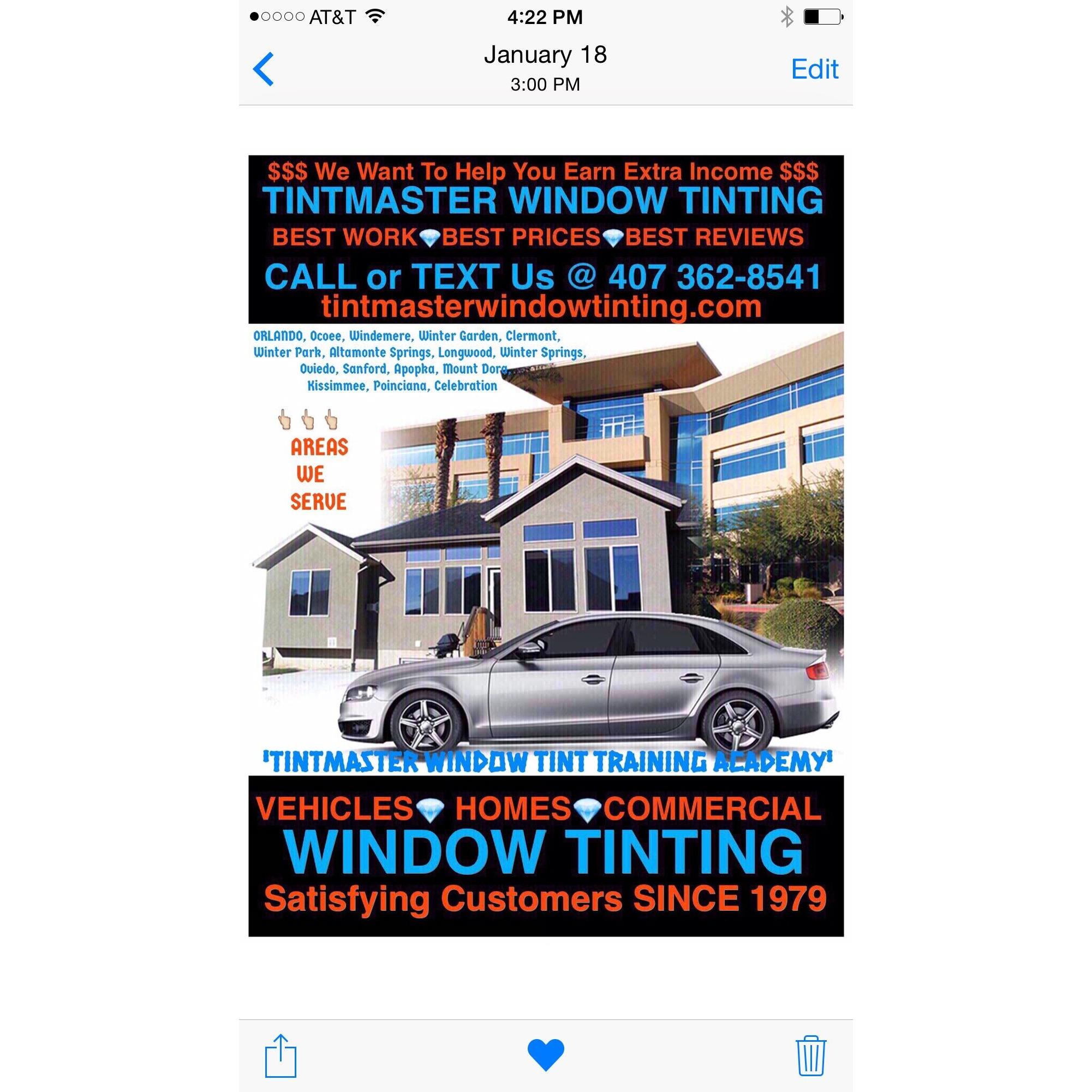 Tint Master Window Tinting