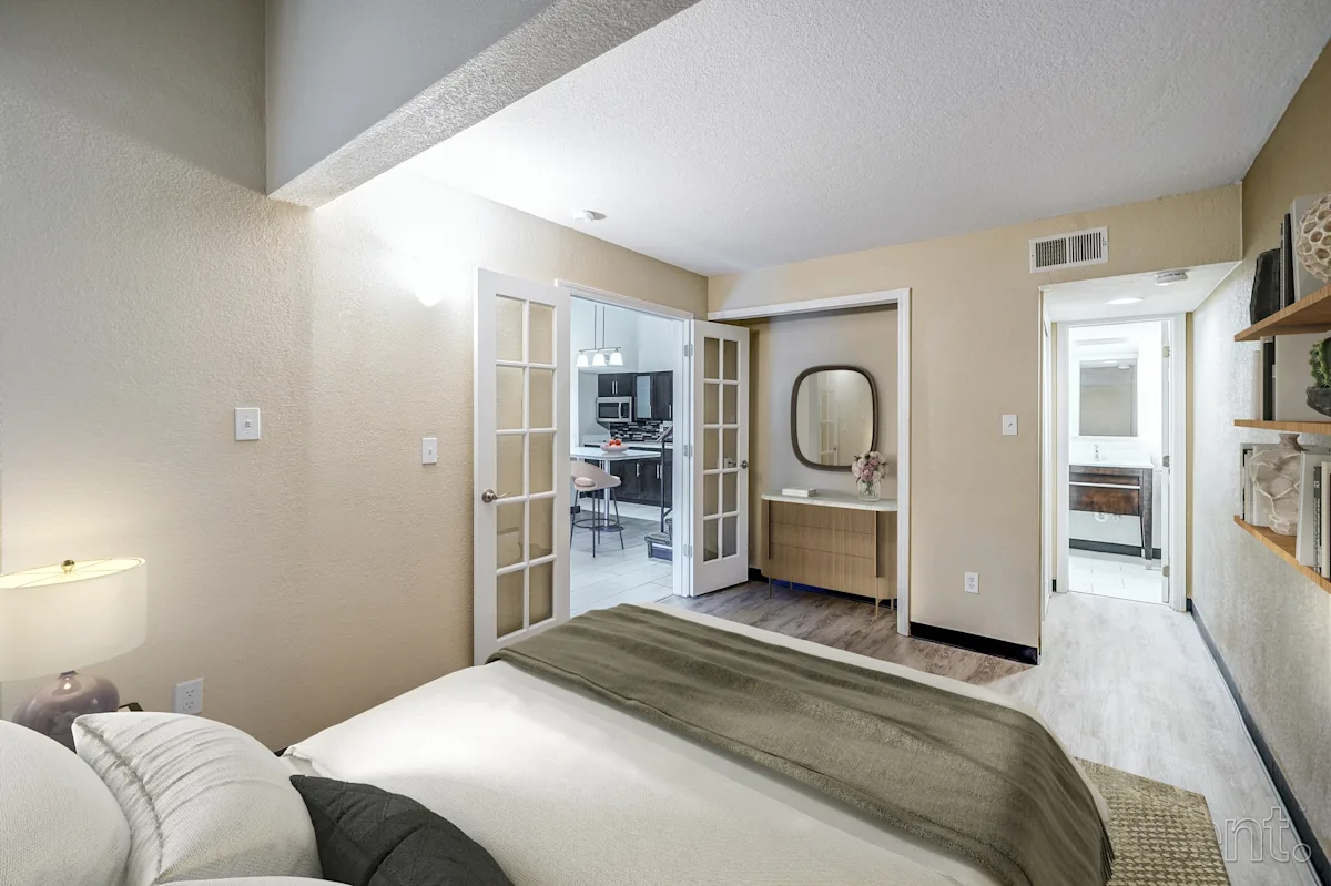 Bedroom at Avia Lofts at Founders Road in Indianapolis, IN