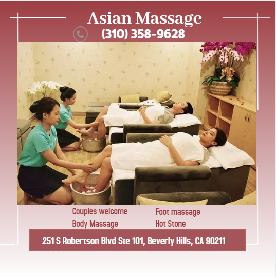 Asian Massage  is the place where you can have tranquility, absolute unwinding and restoration of your mind, 
soul, and body. We provide to YOU an amazing relaxation massage along with therapeutic sessions 
that realigns and mitigates your body with a light to medium touch utilizing smoother strokes.