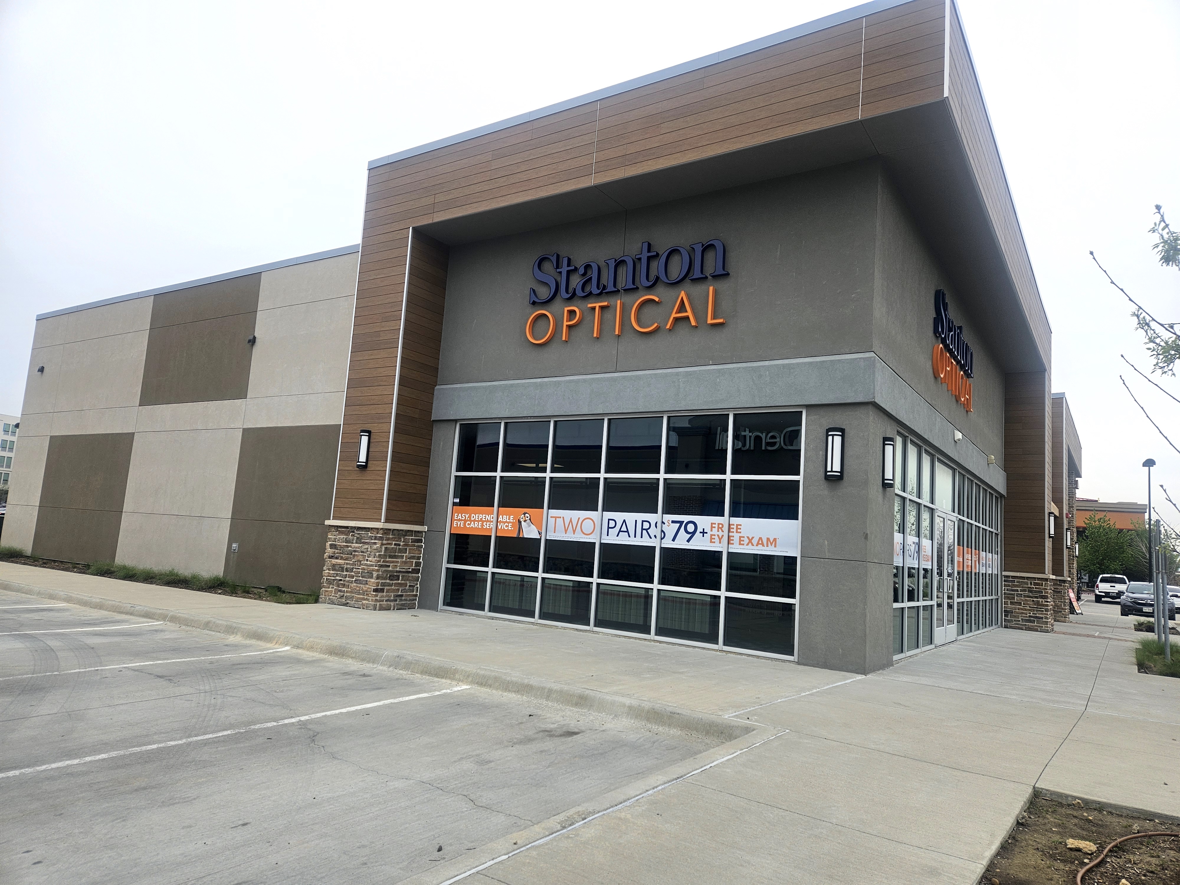 Storefront at Stanton Optical Store Euless TX 76039