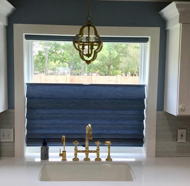 Diffuse light at any level while maintaining the subtle glow of outdoor lighting with Top Down Bottom Up Hunter Douglas Vignettes with Budget Blinds of Katy and Sugar Land! #WindowWednesday #BudgetBlindsKatySugarLand #ShadesOfBeauty #FreeConsultation #HunterDouglas #VignetteShades