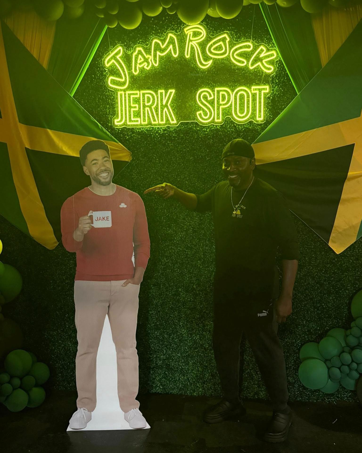 Where’s Jake Wednesday is back at Jamrock Jerk Spot! Horrace Williams serves authentic Jamaican flavors in a family-friendly space. Find Jake’s note and bring it to our office first to win a $25 gift certificate and a Friday night event ticket!