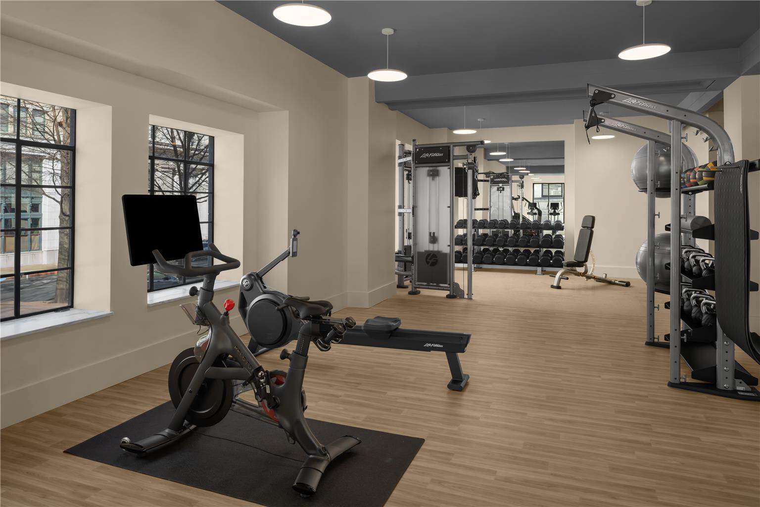 Health club fitness center gym