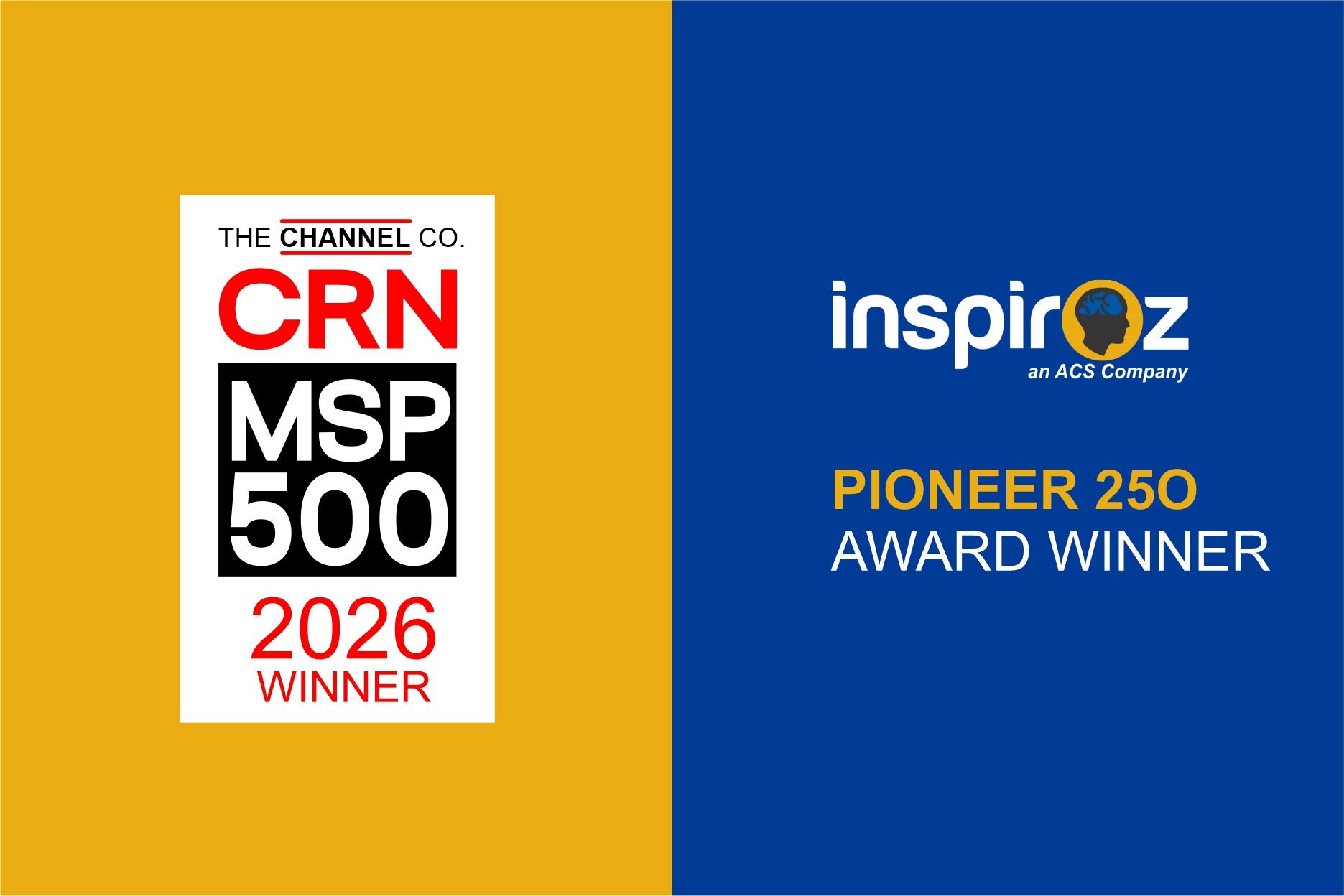 CRN MSP 500 2026 Winner - Inspiroz