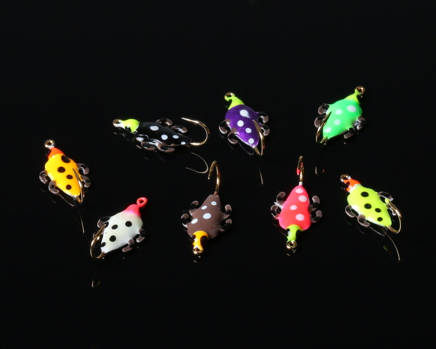 Snyders Lures MINNESOTA TICK-IT  This lure is already a top producer in the Central Minnesota waters says Todd Ritter, at Fish Lake Bait in Harris, MN. Available in size 4,6 ,8 & 10  6 colors available.