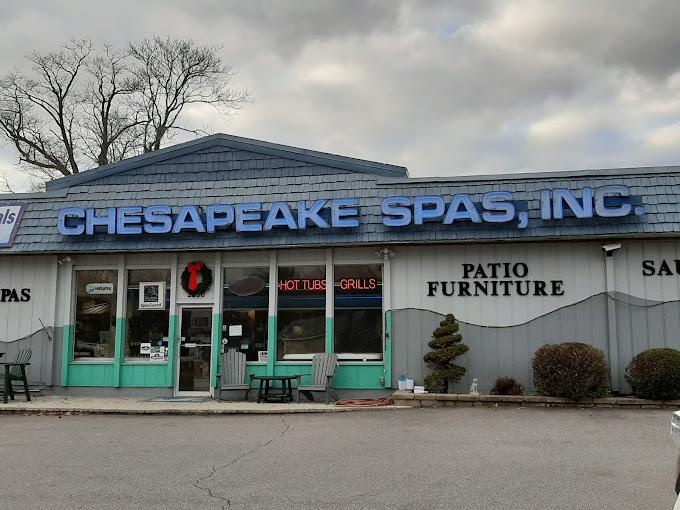 Chesapeake Spas Storefront, Edgewater Maryland