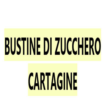Bustine di Zucchero Cartagine Logo