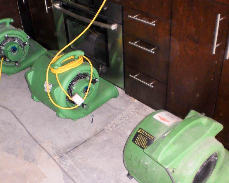SERVPRO utilizes air movers like these to help evaporate moisture in water-logged materials.