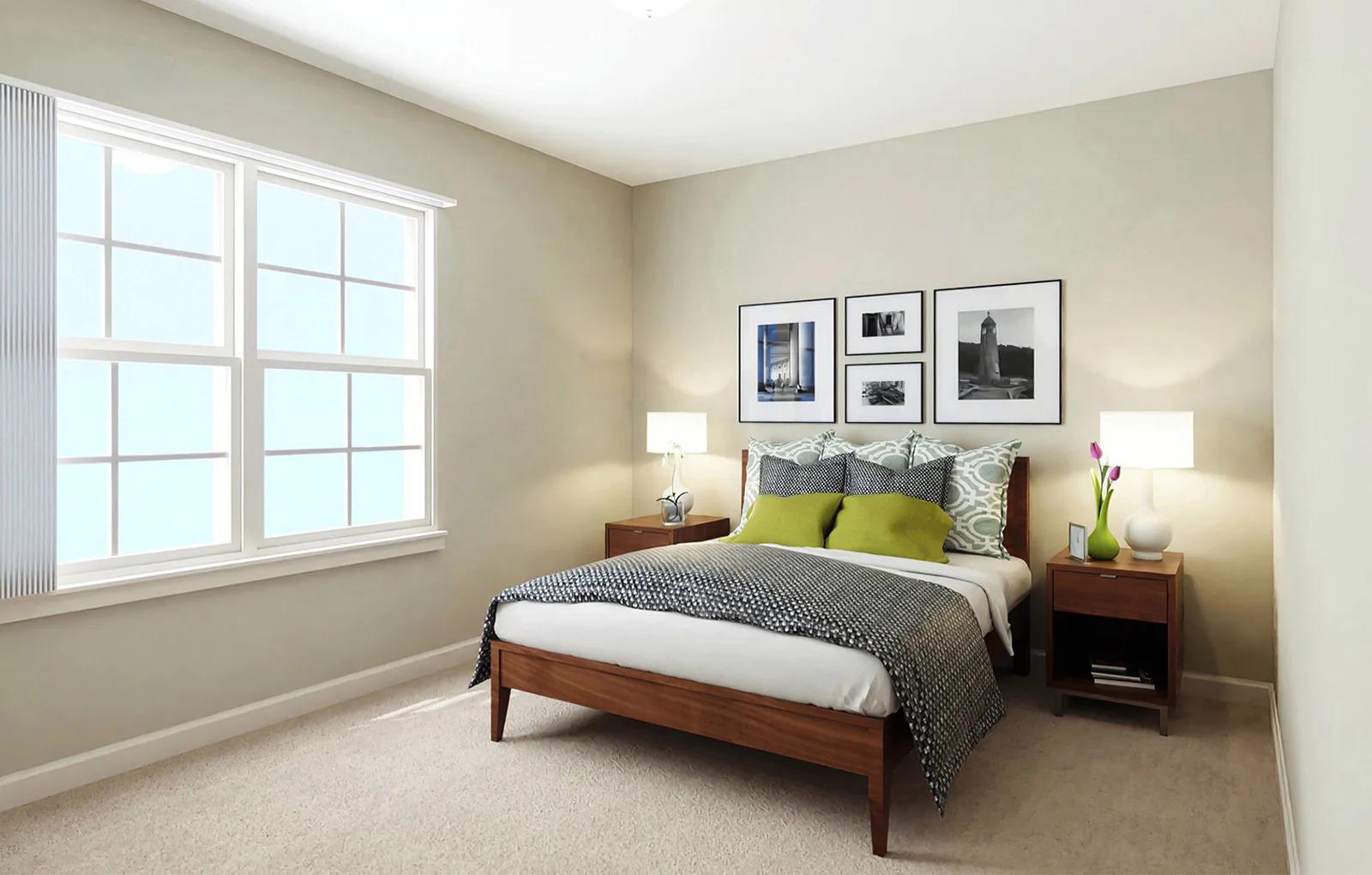 Bedroom at Willow Place Apartments