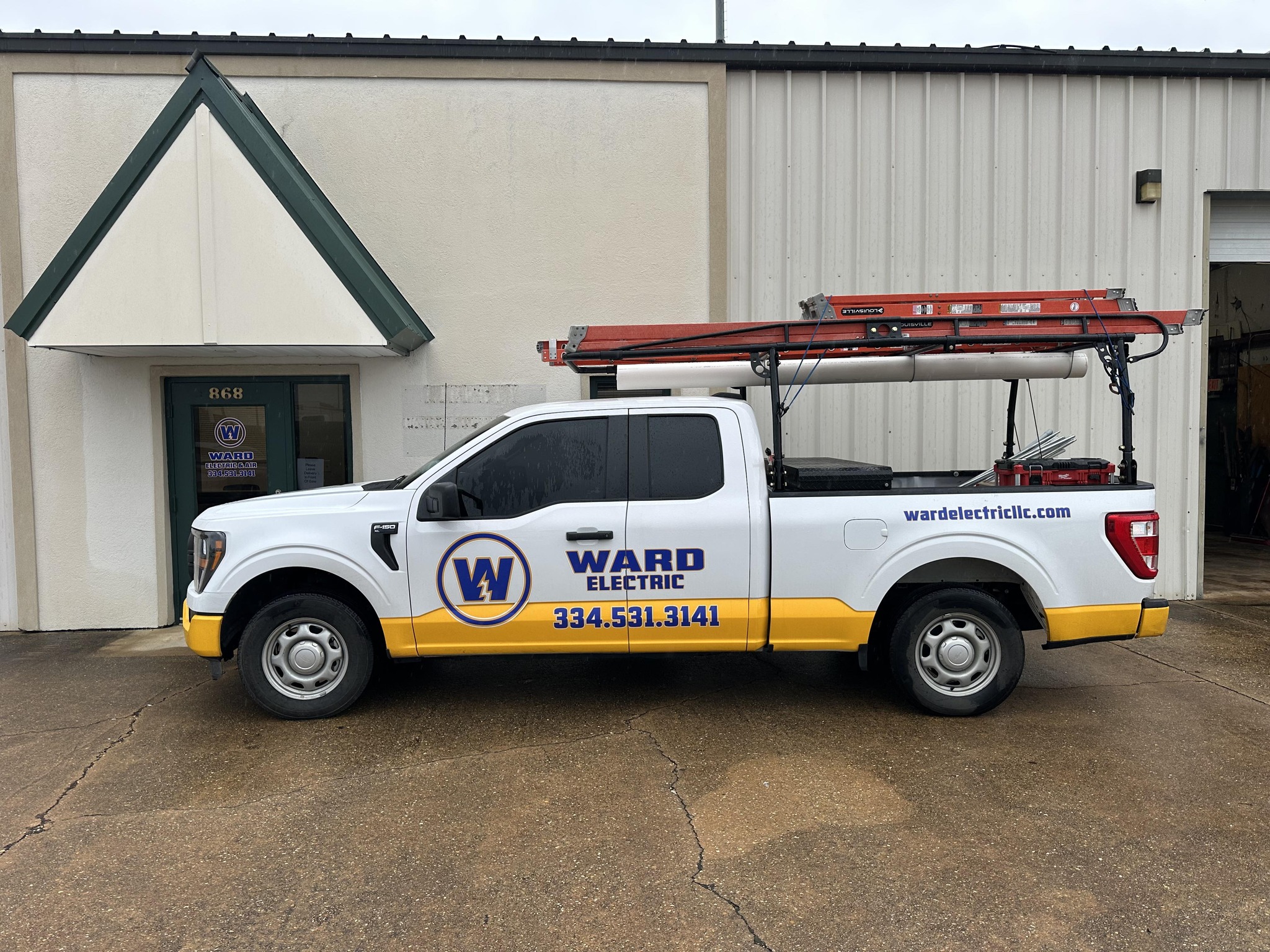 Ward Electric & Air truck