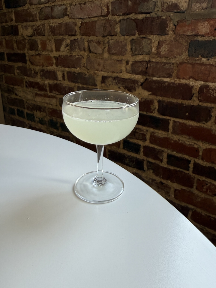 The Fig Leaf Daiquiri, a seasonal cocktail on Folk's bar menu in East Nashville. 