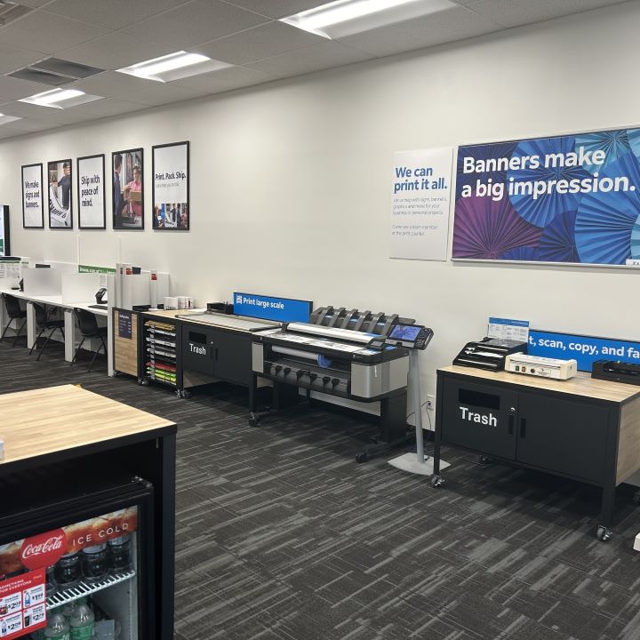 Self-Serve area