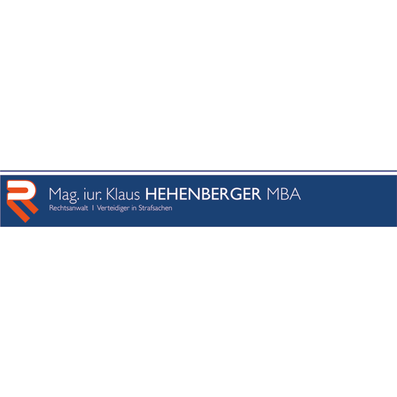 Mag. Klaus Hehenberger, MBA Logo