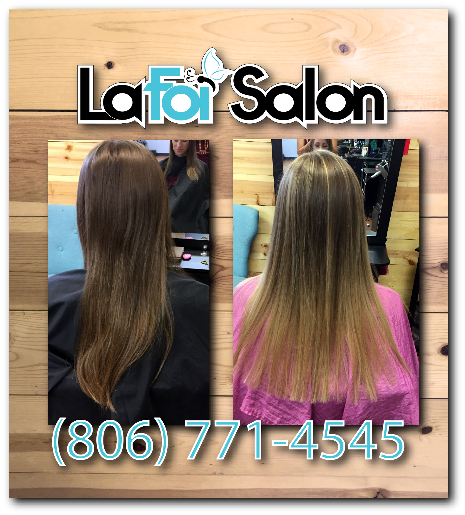 Bring Life Back To Your Hair!!! Call For Your Next Appointment Today! (806)771-4545 www.lafoisalon.com