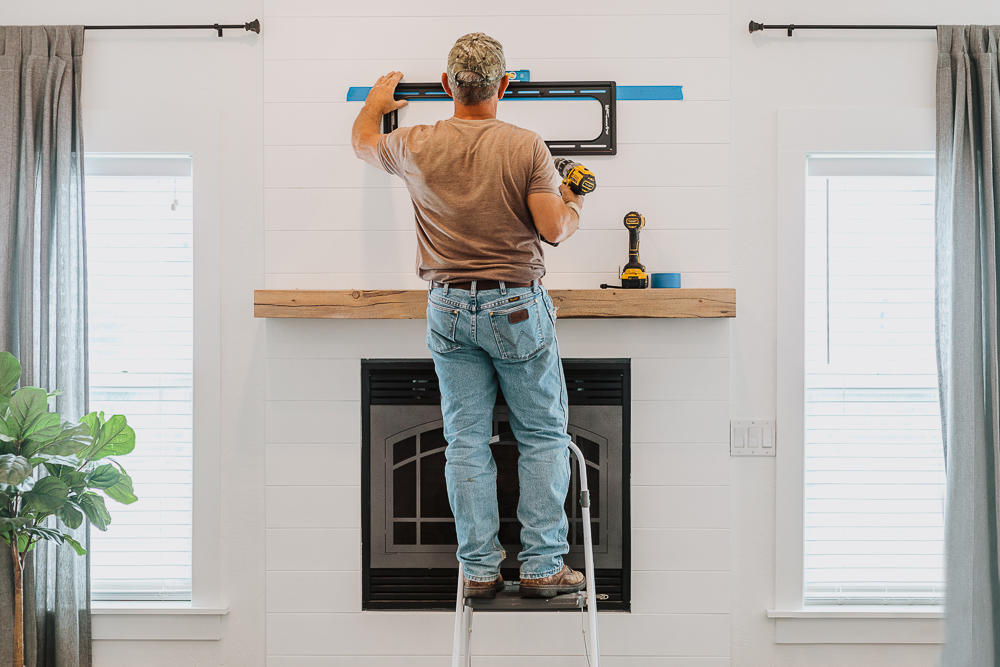 Handyman providing carpentry work in a home in Nibley, UT