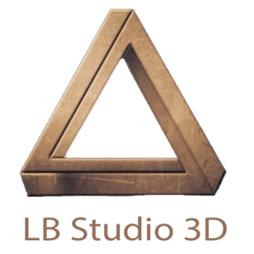 LB Studio 3D Logo