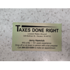 Taxes Done Right