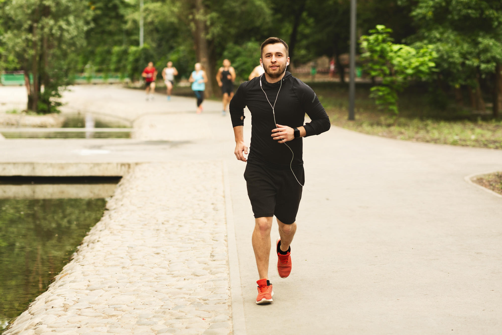 man exercising