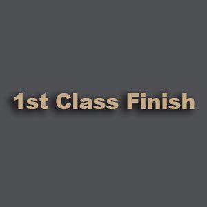1st Class Finish Logo