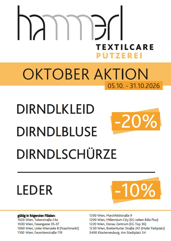 Bild 1 von Hammerl TextilCare (Putzerei/Textilreinigung)