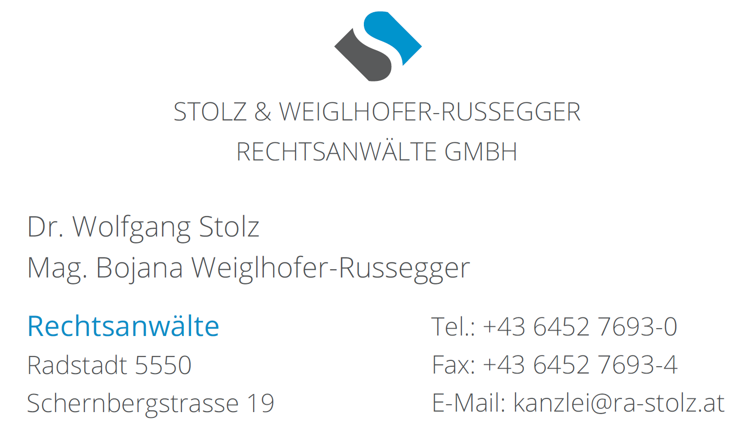 Bild 1 von Stolz & Weiglhofer-Russegger, Rechtsanwälte GmbH