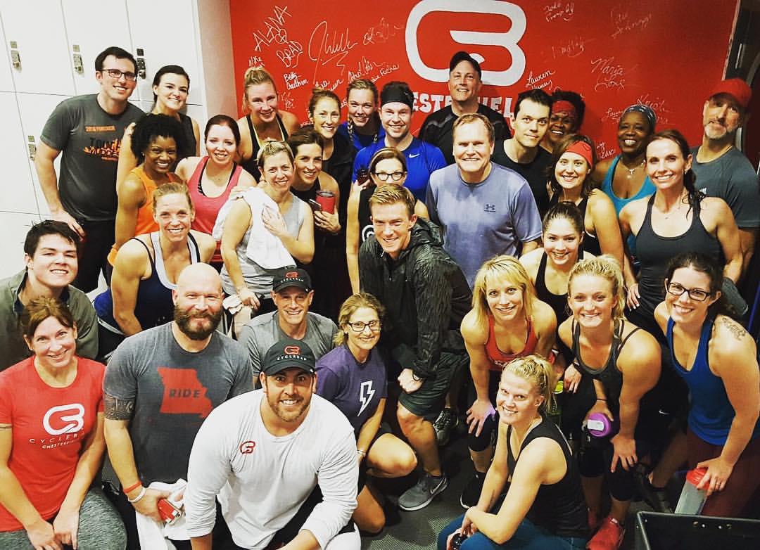 First CycleBar Chesterfield ride! 2-22-2017