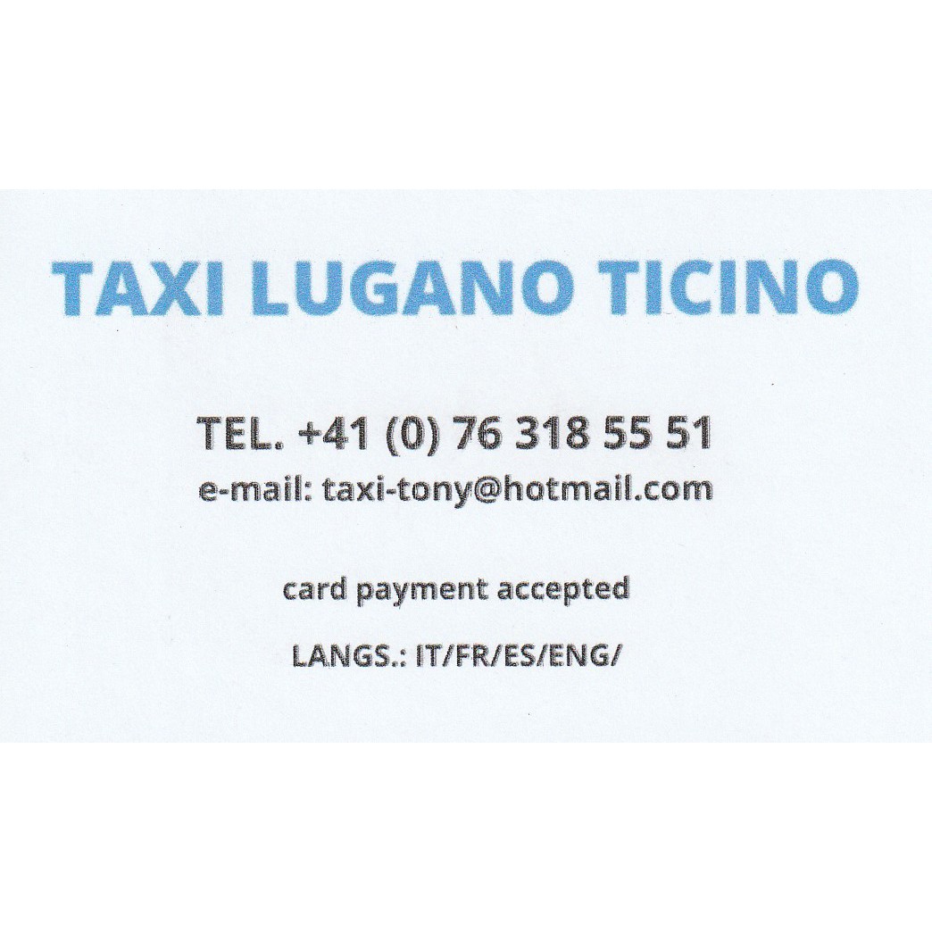 Taxi Lugano Ticino Logo