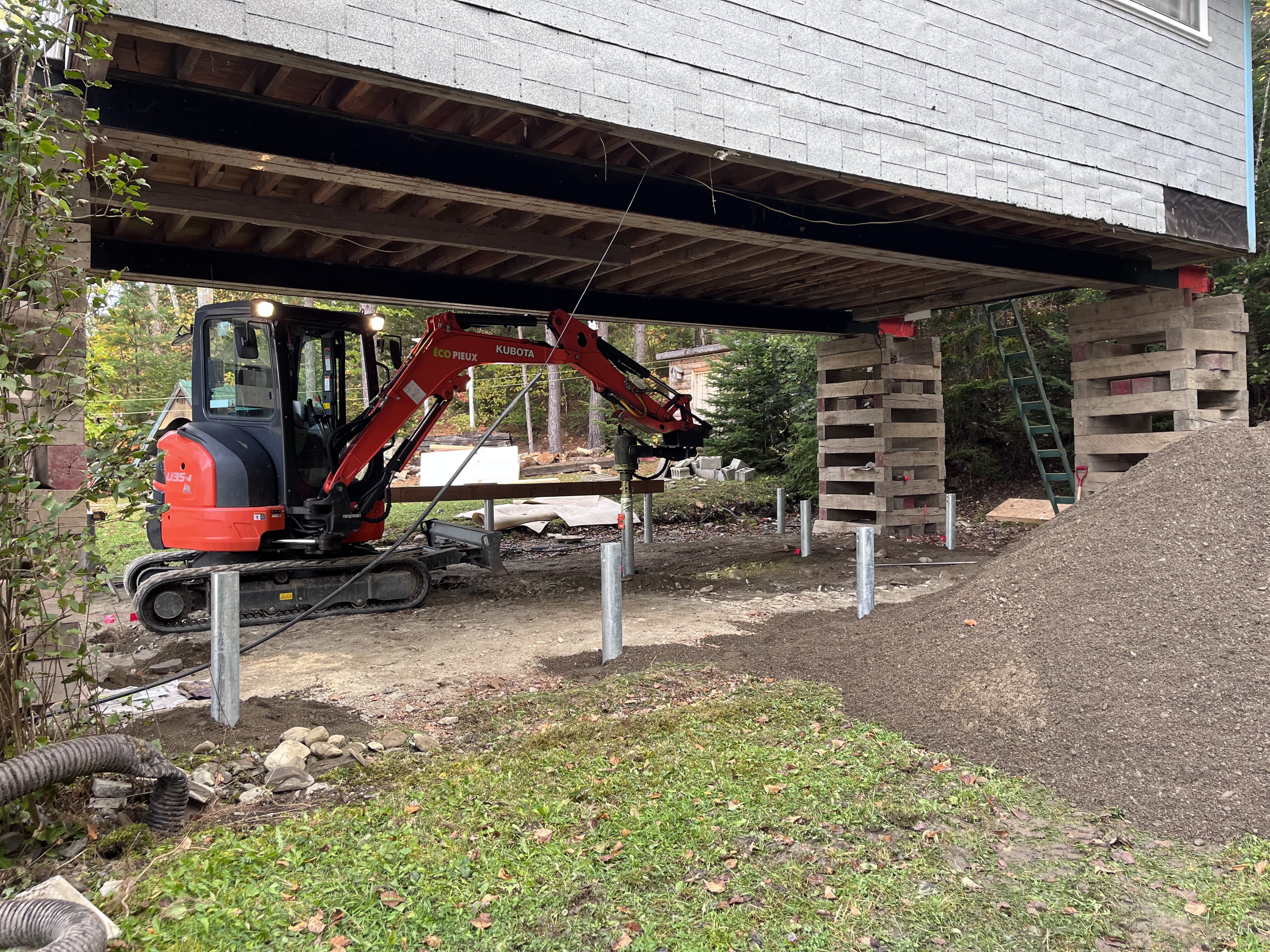 Images Pieux vissés Éco Pieux Bas St-Laurent