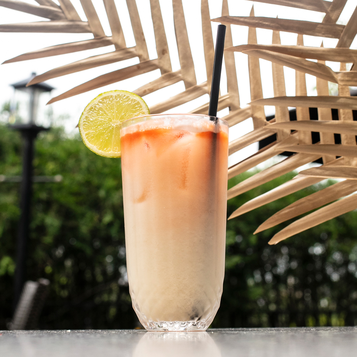 Rumba Colada | lemonade, coconut cream, abstinence spiced nonalcoholic rum, bitters, lime