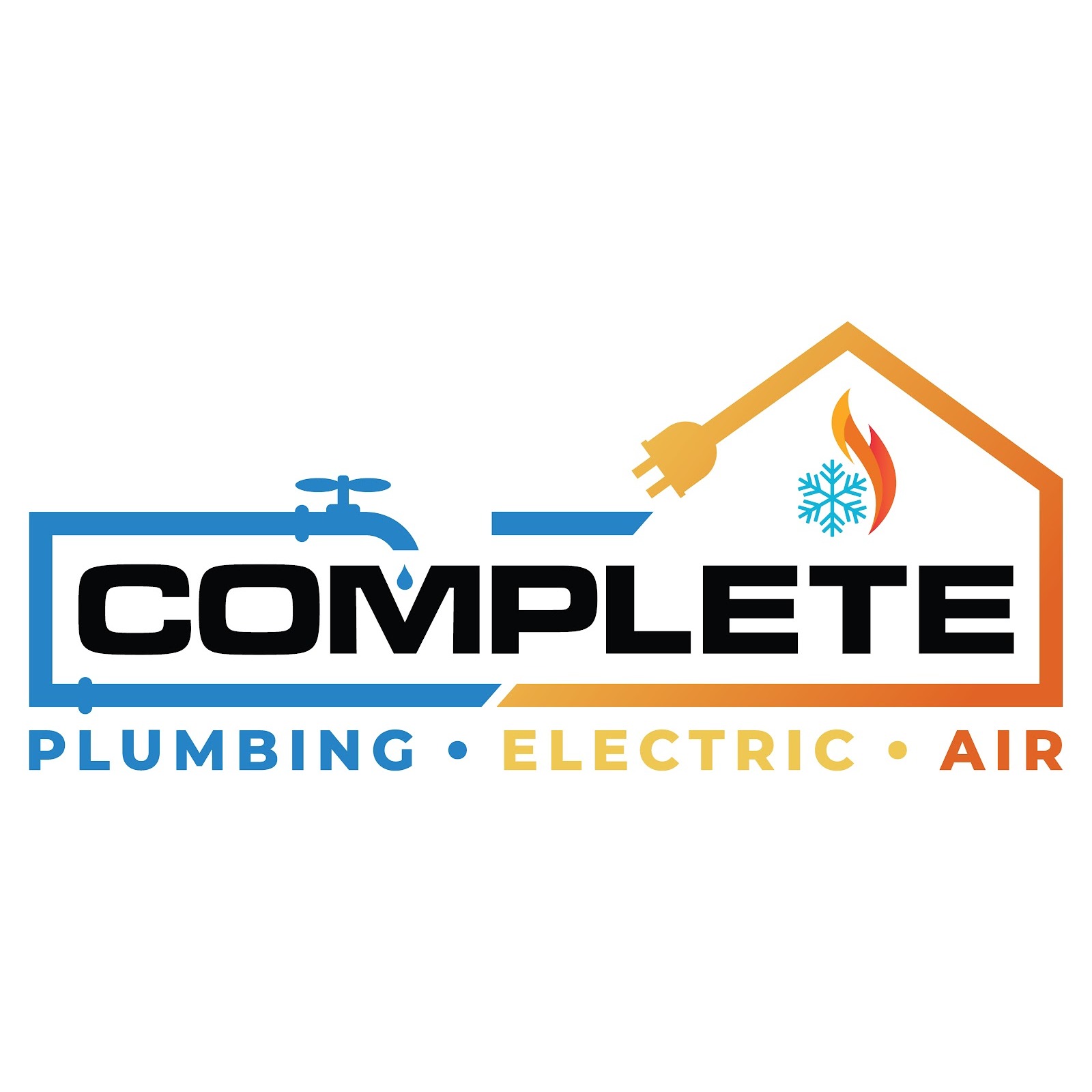 Complete Plumbing, Electric &amp; Air Logo