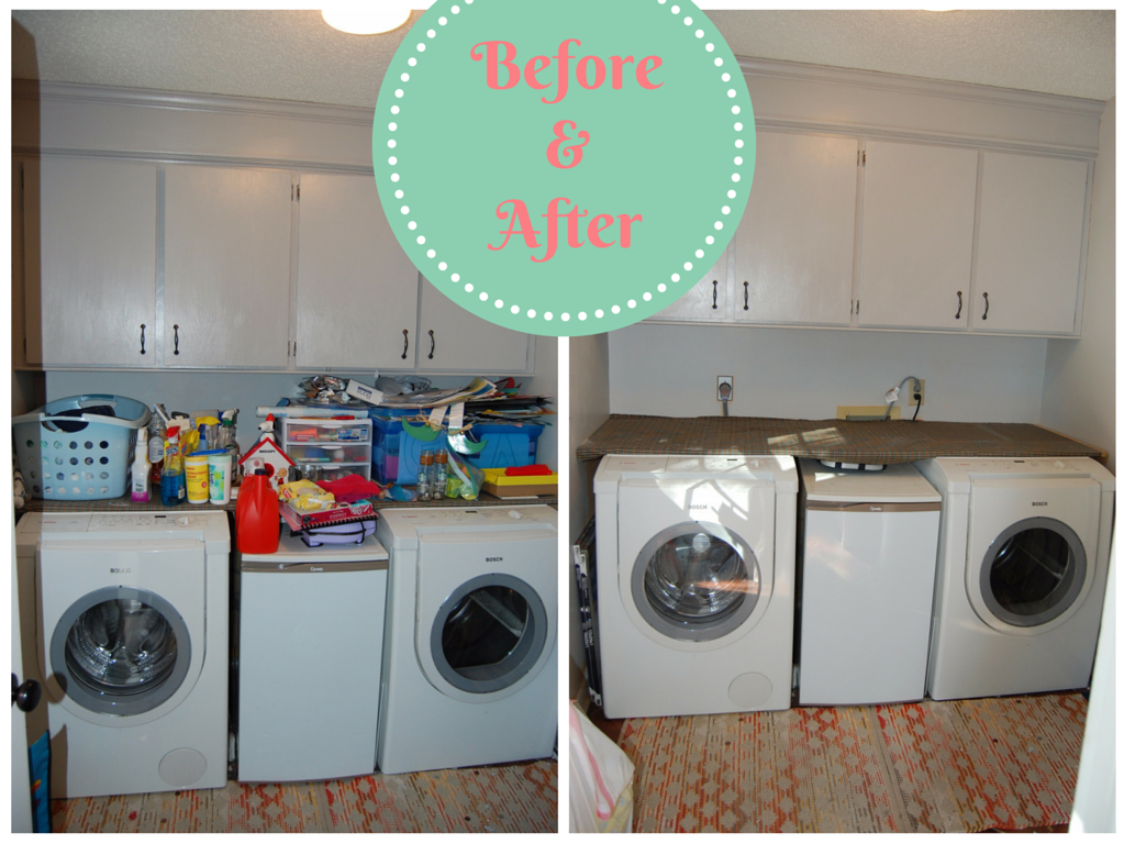 Laundry Room Before & After