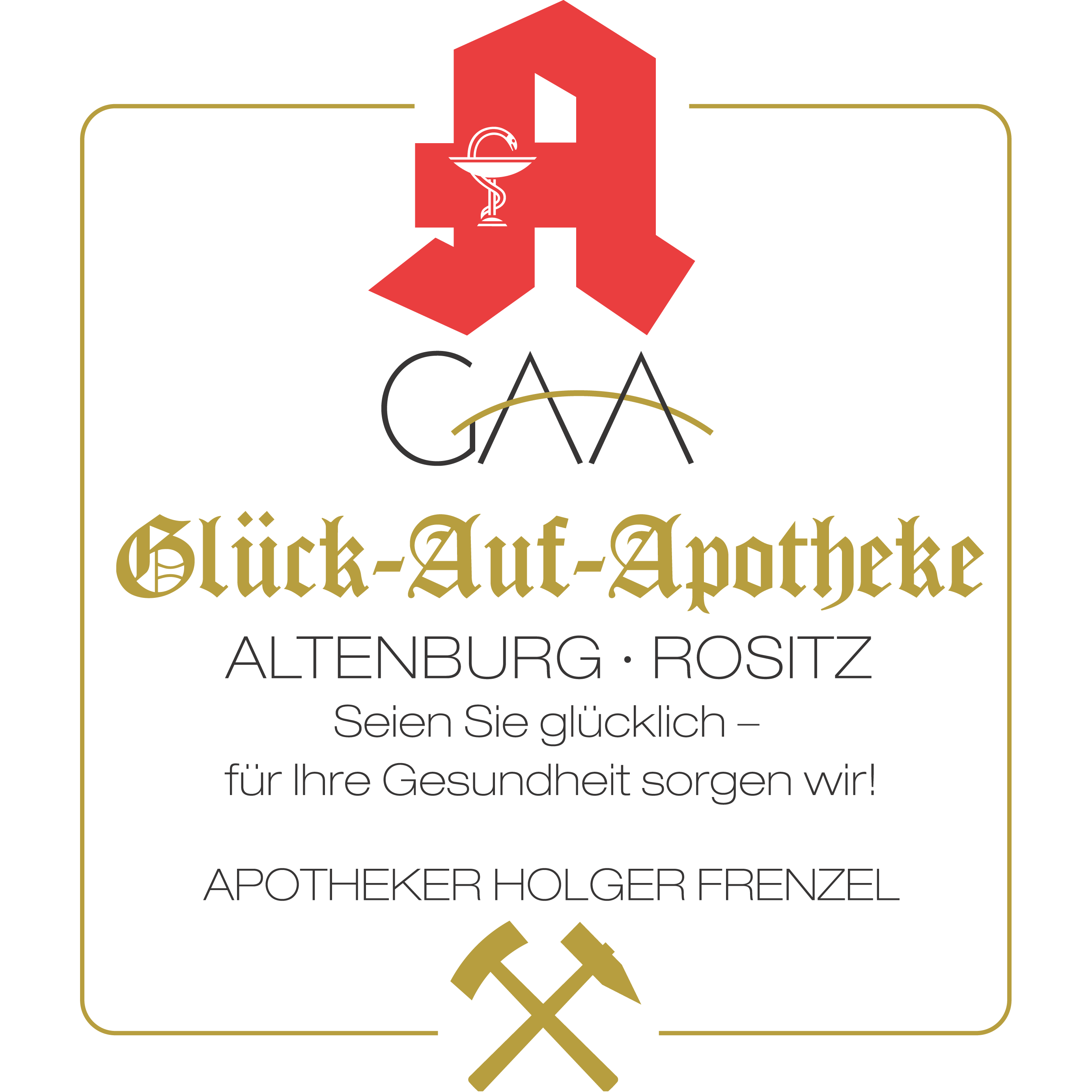 Glück-Auf-Apotheke Alte Ziegelei in Altenburg in Thüringen - Logo