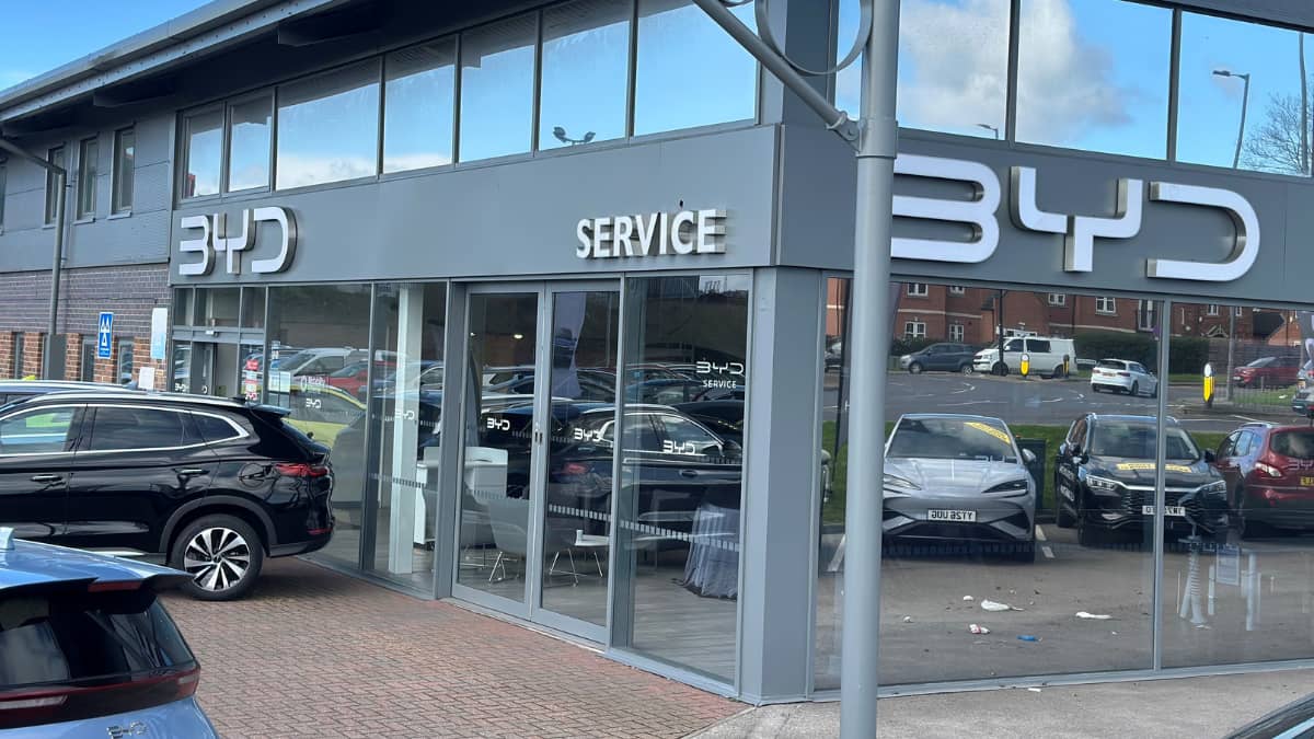 Evans Halshaw BYD Rotherham Dealership Exterior