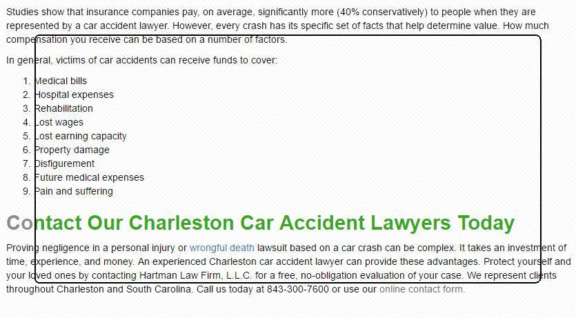 Charleston Car Accident Lawyers