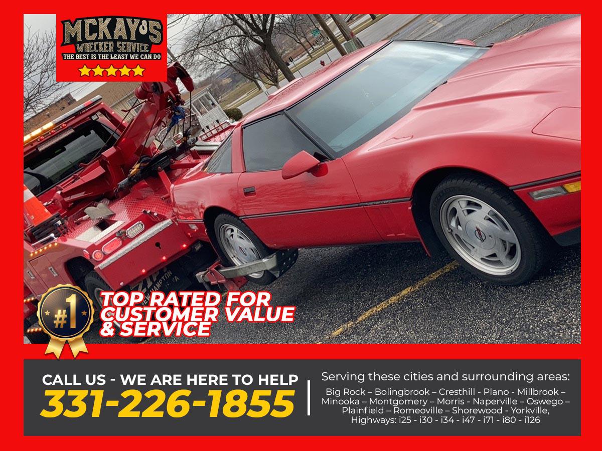 Whatever the vehicle type or size, we can help. Give us a call 24-7 at 331-226-1855