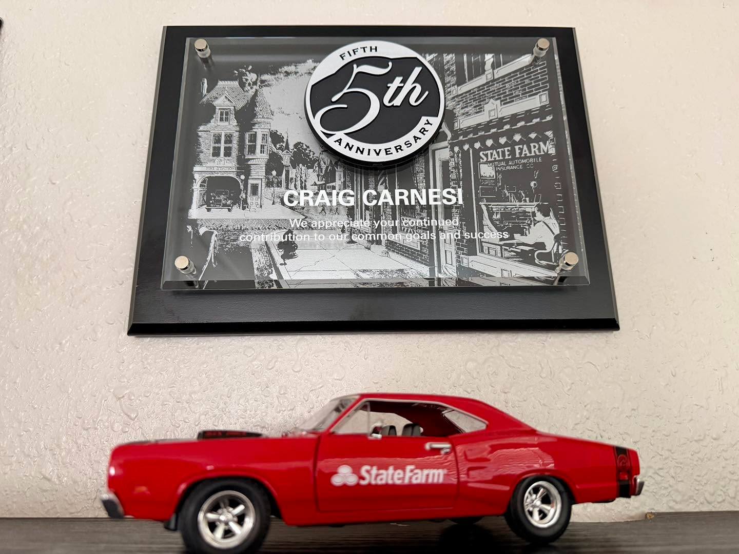Celebrating 5 years! State Farm recognized my office with a service plaque, and I’m grateful for the opportunity to serve Cedar Park and the surrounding communities. Thank you to my team, family, and everyone who has supported us along the way!