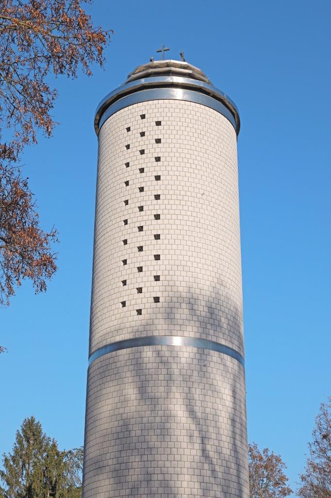 Der Turm der Evangelischen Philippus-Gemeinde Mainz-Bretzenheim