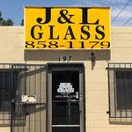 J & L Glass Logo