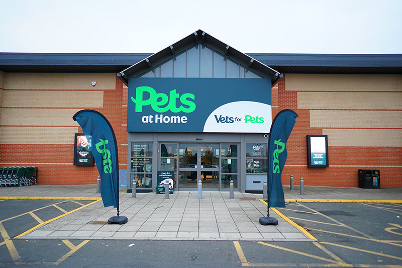 Front of the location