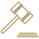 Gavel icon.