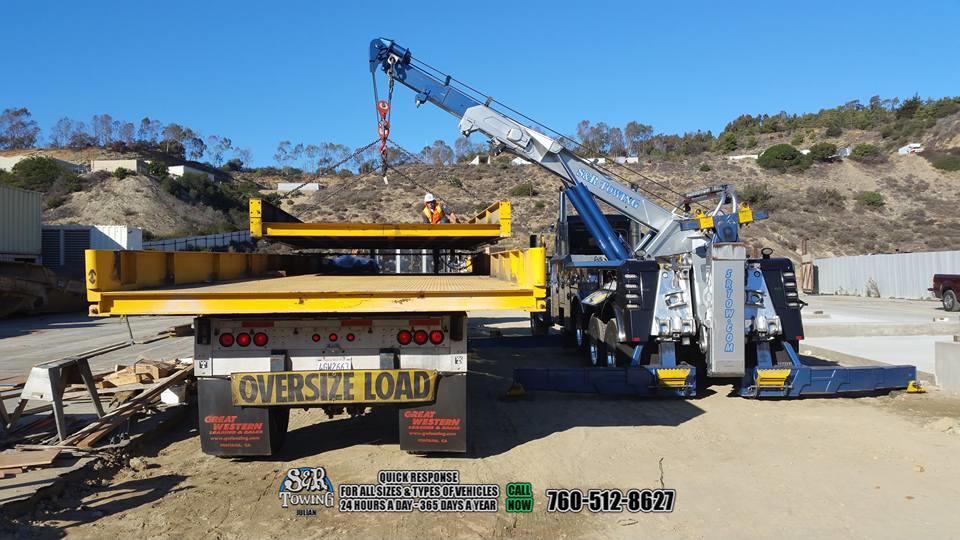 Our fleet of trucks and highly trained operators are ready to go 24/7 give us a call and let us put your mind at ease. S & R Towing Inc - 3568 CA-78, Julian, CA 92036 - Call us at 760-547-1719