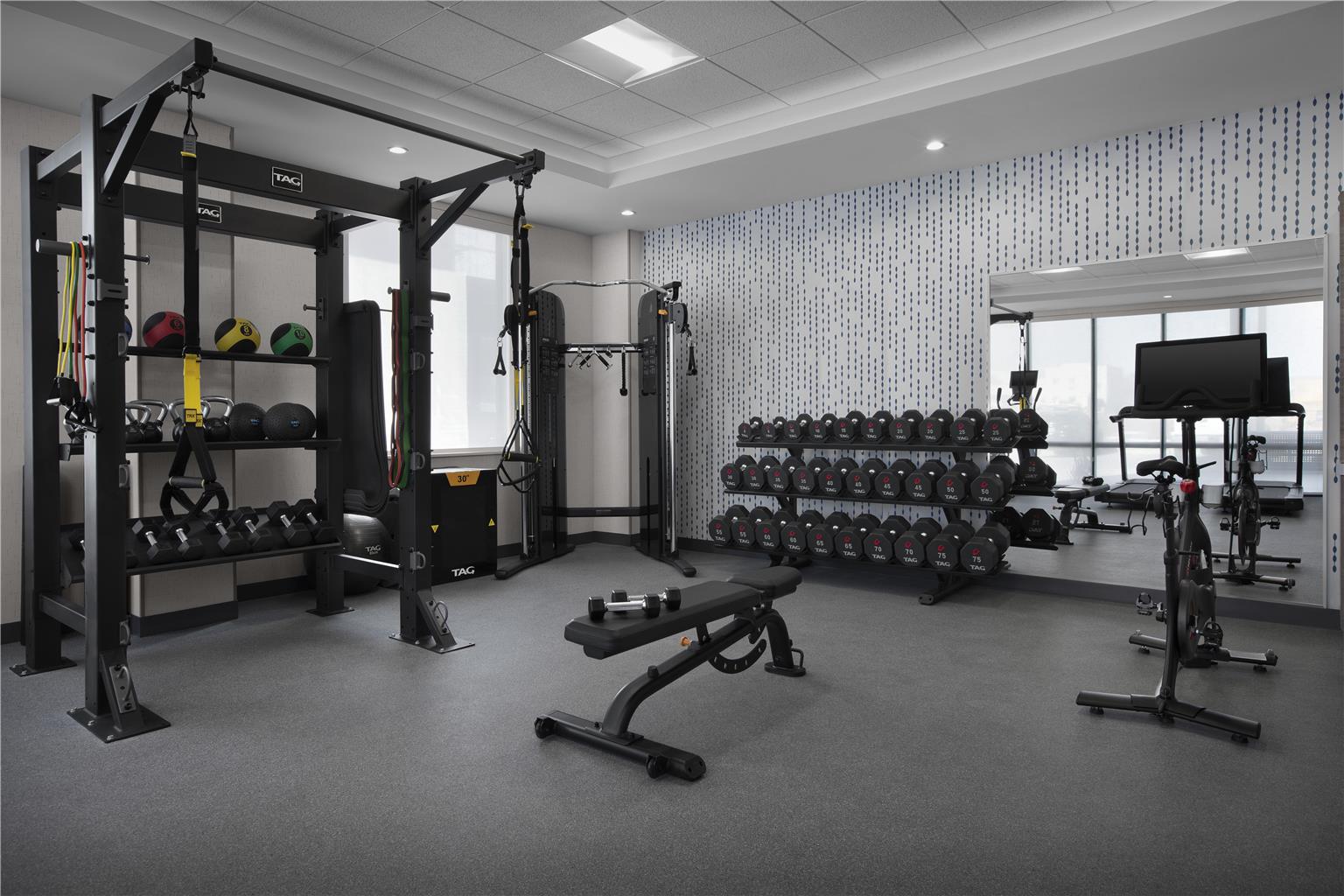 Health club  fitness center  gym