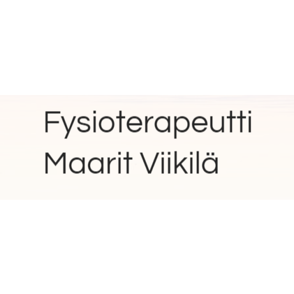 Fysioterapeutti Maarit Viikilä Logo