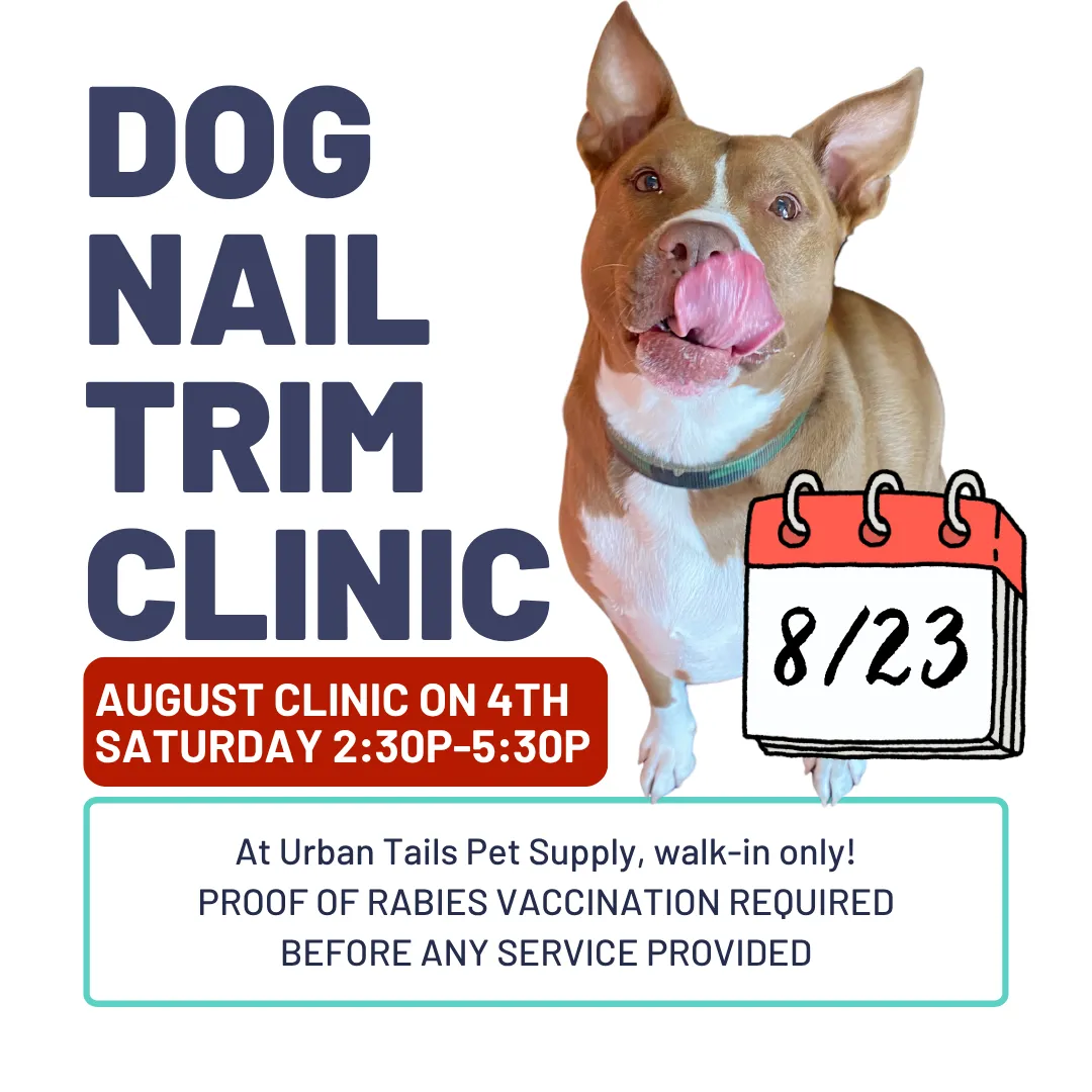 Image of Local Pet Event *Dog* Monthly Nail Trim Clinic -4th Saturday This Month- Nearby