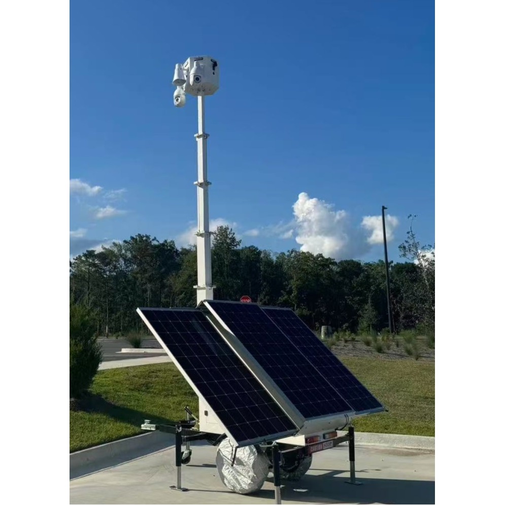 Construction Sites
Guardtress mobile security trailers are self-contained surveillance units designe 