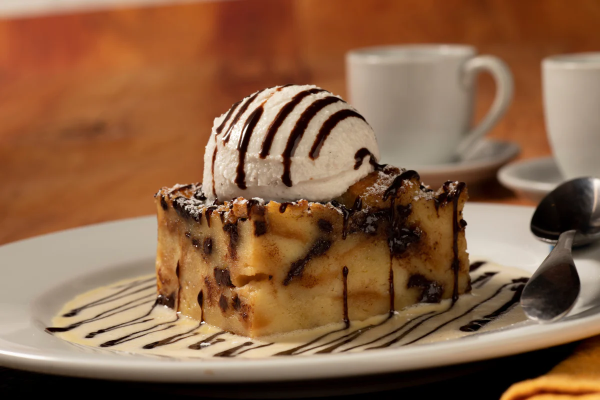 Chocolate Chip Bread Pudding - DESSERT