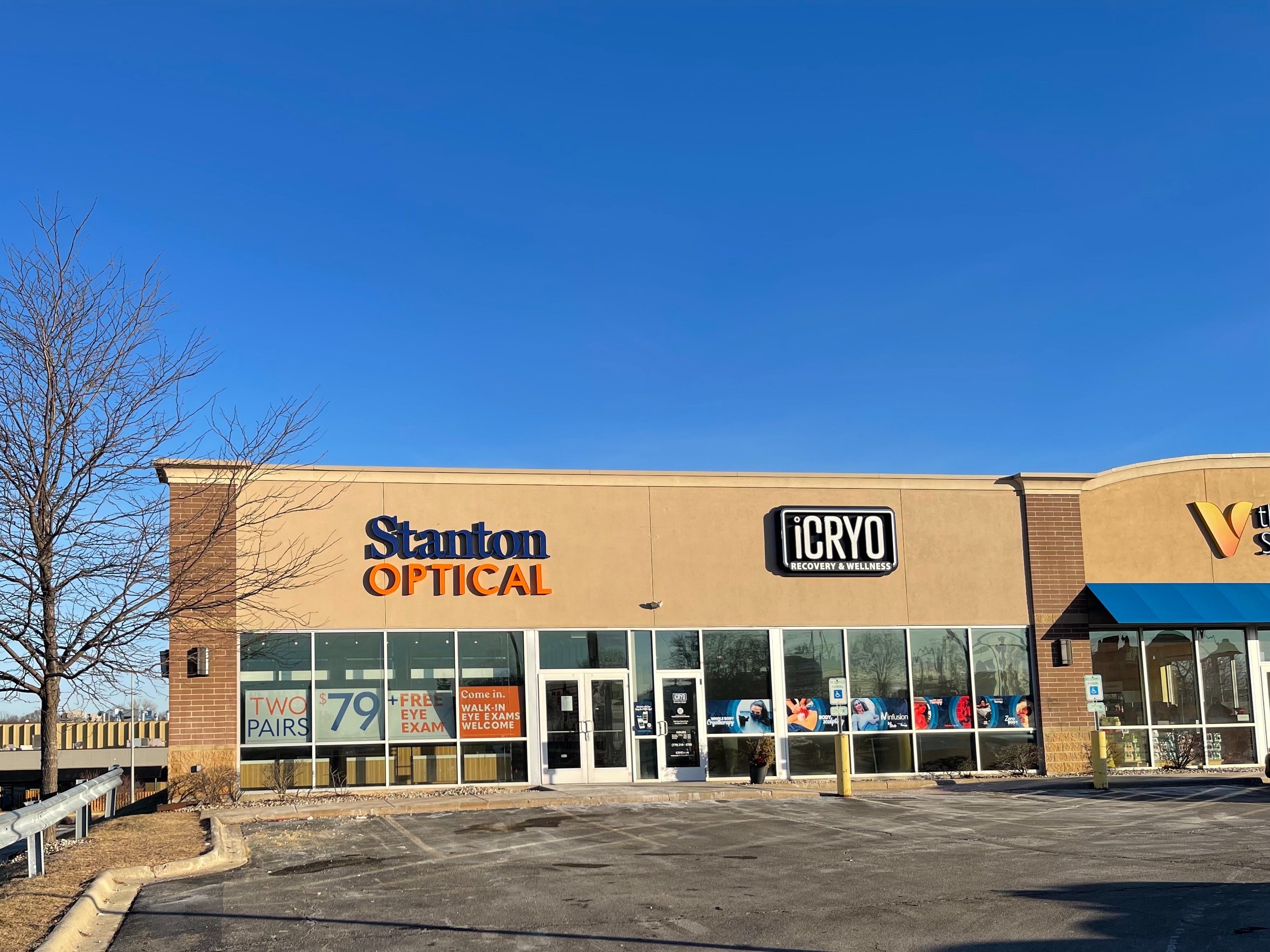 Storefront at Stanton Optical Store Rockford IL 61108