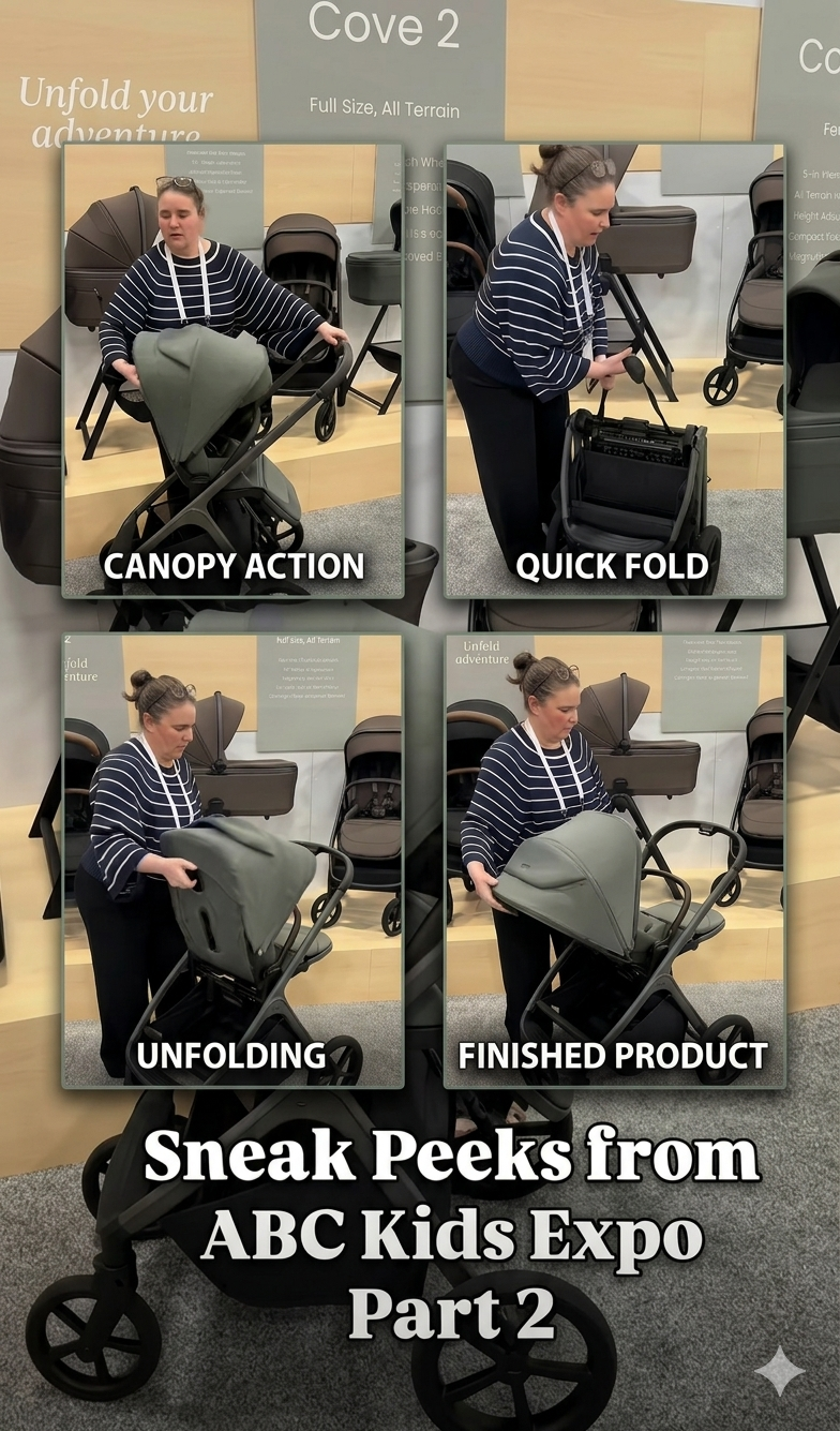 I&rsquo;m not gonna lie, we are very excited about the Silver Cross Cove!! 
Molly had a chance to play with the latest stroller from @silvercrossus at the recent ABC Kids Expo and she was impressed by it&rsquo;s functionality. We are looking forward to the Cove arriving at our Showroom later this year.