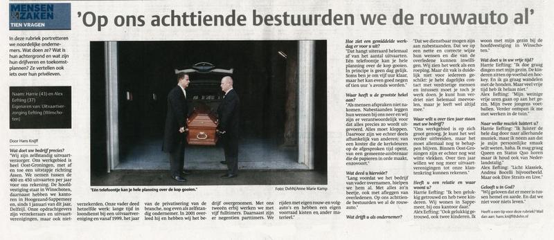 Foto's Eefting Begrafenis- en Crematieverzorging BV